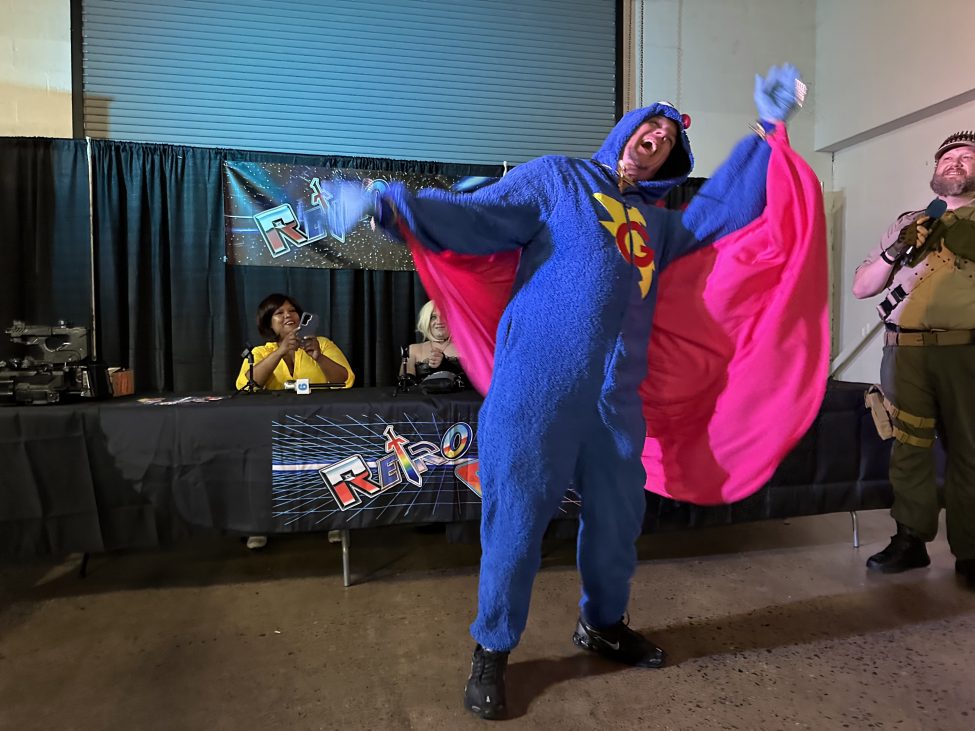 Super Grover Cosplay from Sesame Street