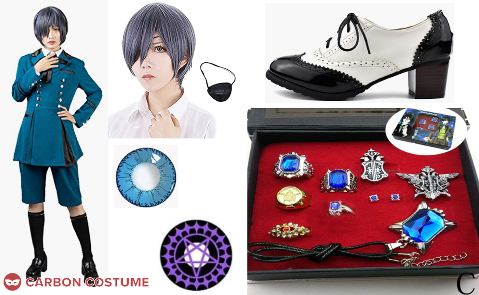 Black Butler Kuroshitsuji Cosplay Ciel Phantomhive Costume Set