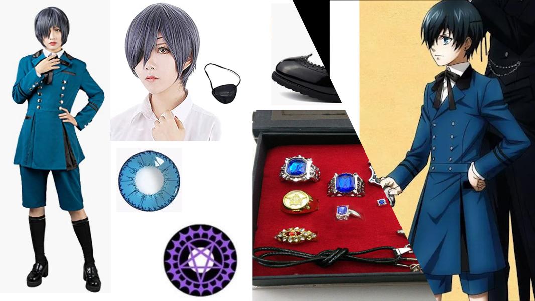 Black Butler Cosplay Ciel Contacts