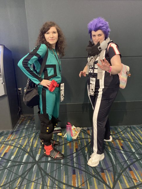 deku and shinsou cosplays from bnha