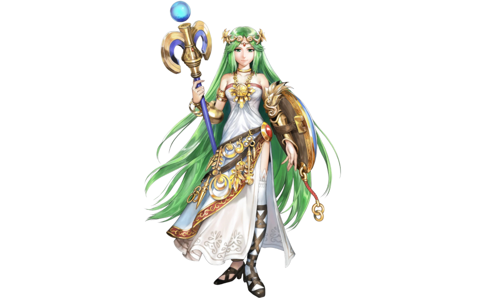 palutena from kid icarus