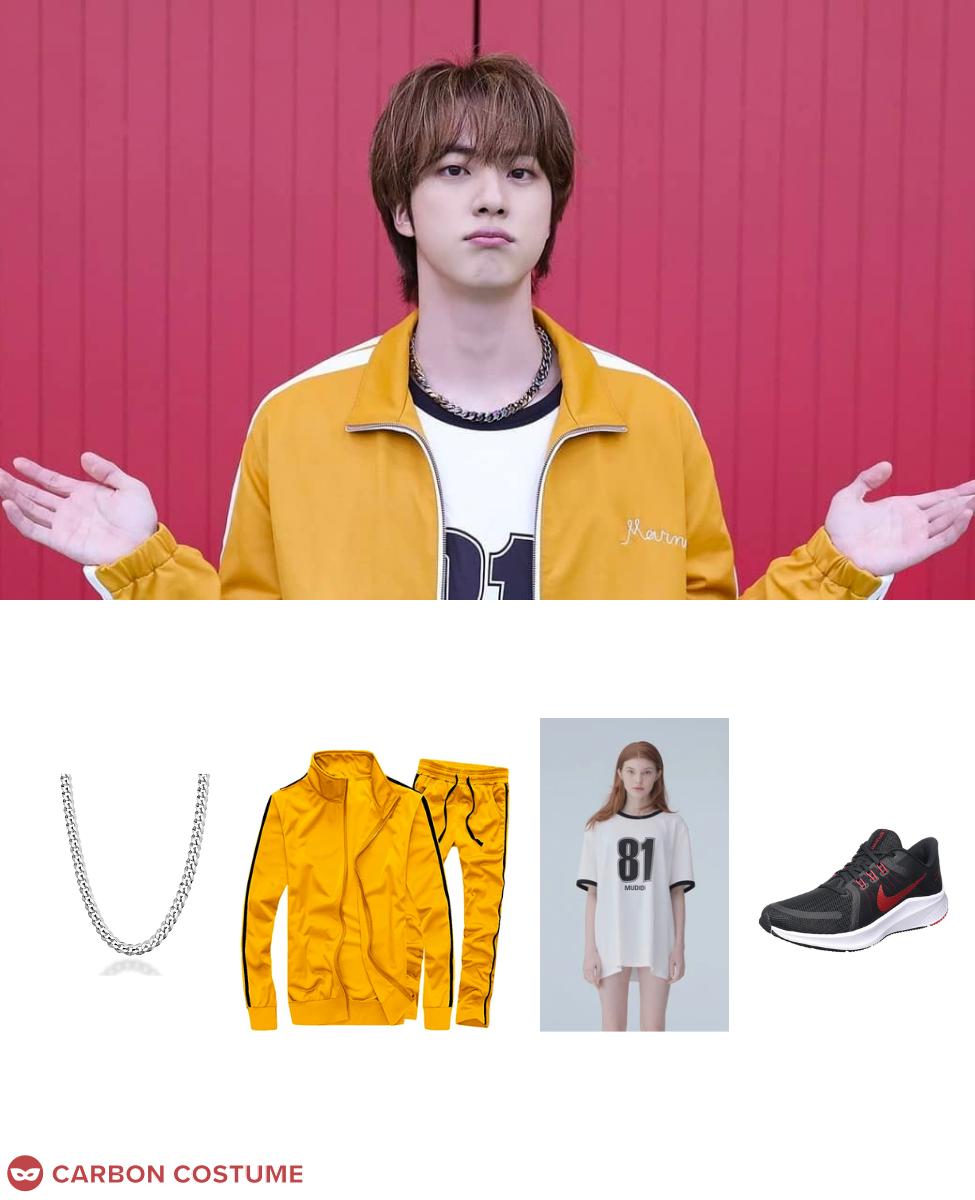 Jin of BTS in the “Butter” (Cooler Remix) Music Video Cosplay Guide