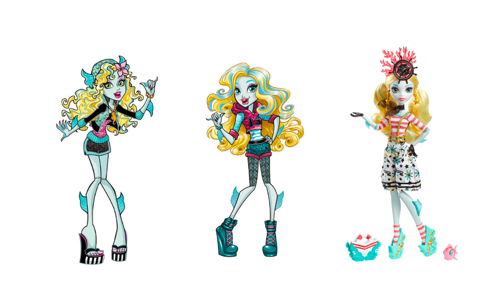 Monster High Lagoona Blue Hair Accessories - wide 9