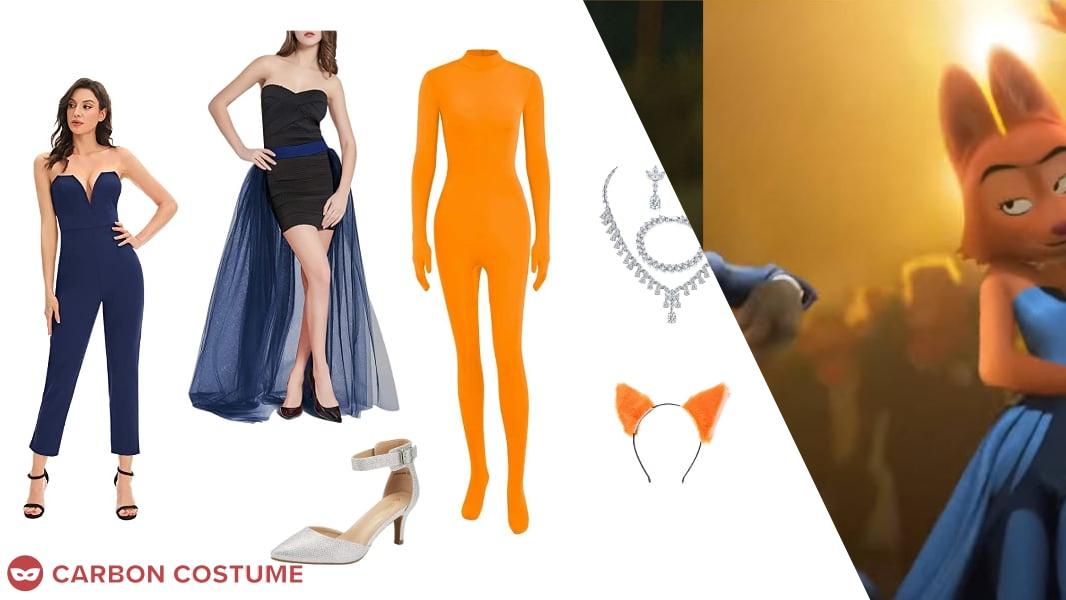 Diane Foxington’s Goodness Gala Dress from The Bad Guys Cosplay Tutorial