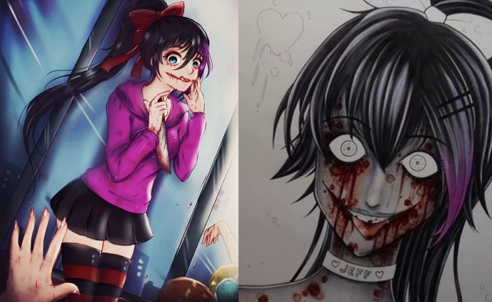 If Jeff The Killer Was An Anime Girl (Animation) 