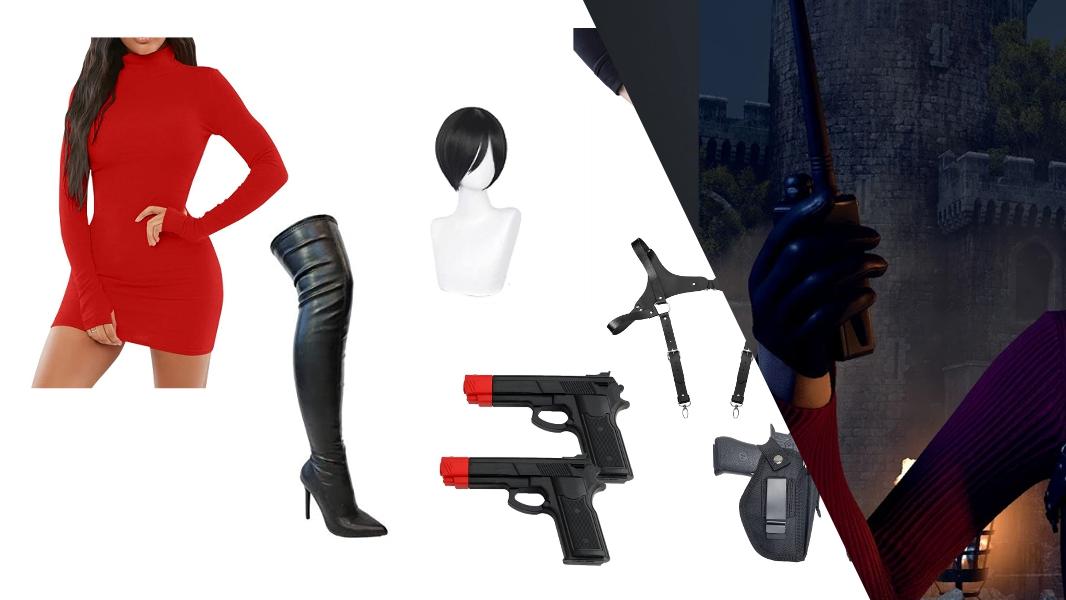 Resident Evil IV 4 Remake Ada Wong Cosplay Costume