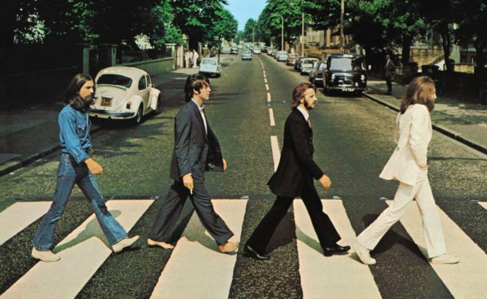 The Beatles on Abbey Road
