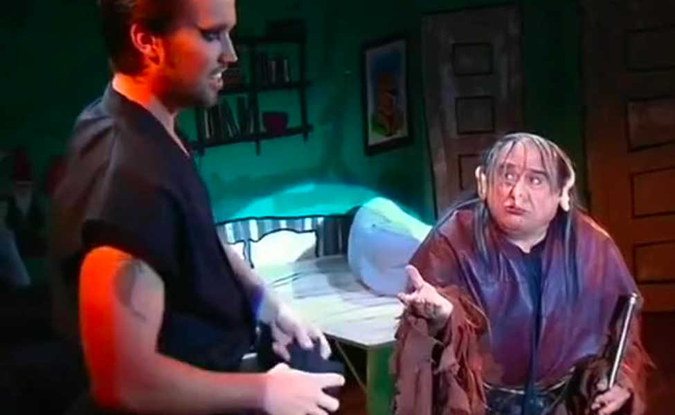 Frank Reynolds in The Nightman Cometh