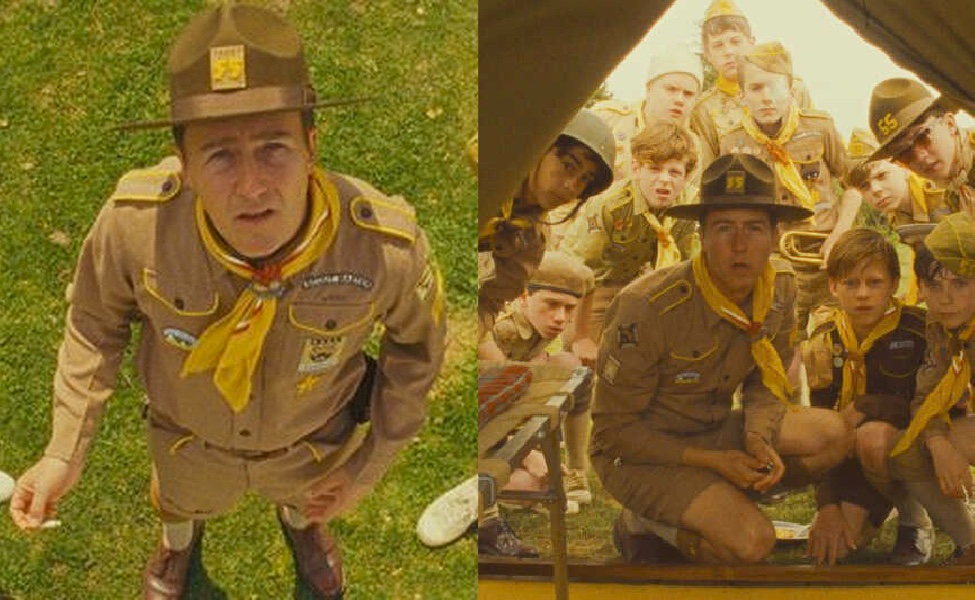 Scout Master Randy Ward from Moonrise Kingdom