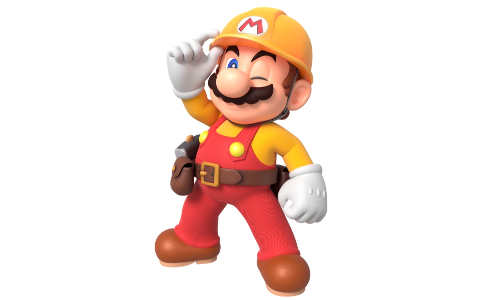 Builder Mario from Super Mario Maker