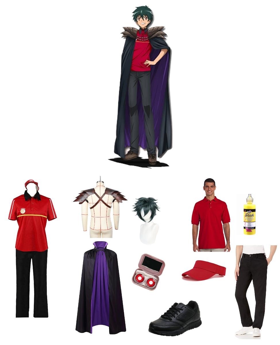 The Devil Is a Part-Timer! Hataraku Maou-sama! 2nd Season Maou Sadao  Cosplay Costume