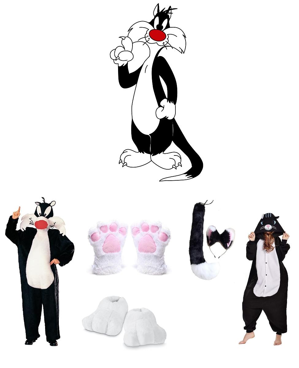 Sylvester the Cat from Looney Tunes Cosplay Guide