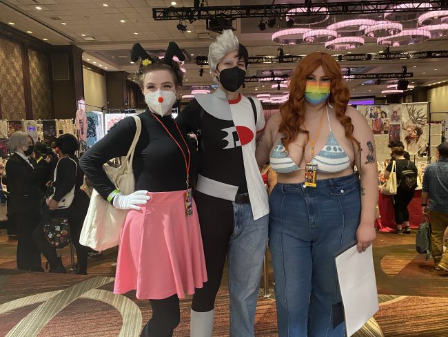 Dot, Danny Phantom, and Nami cosplays
