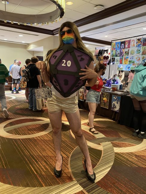 D20 Dice Cosplay