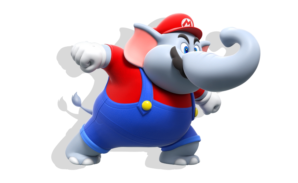 elephant mario from super mario bros wonder