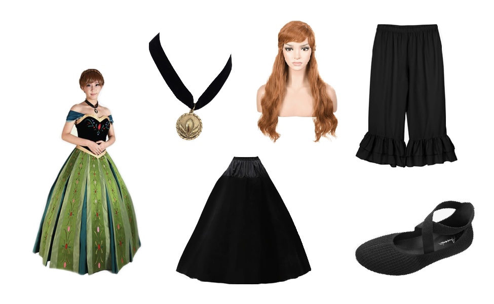 Princess Anna from Frozen (Coronation Dress) Costume