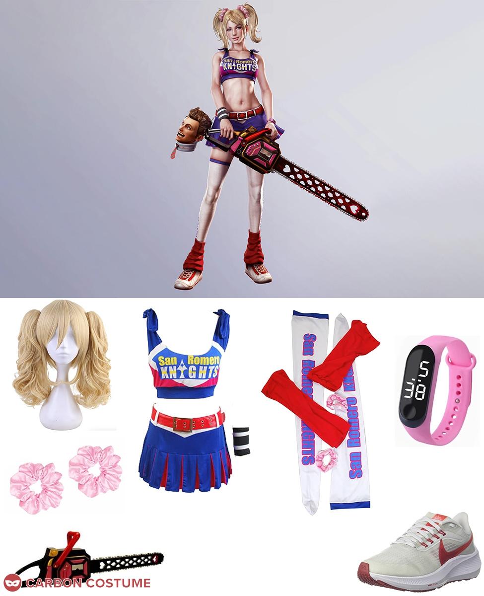 Lollipop Chainsaw Juliet Starling Cosplay Costume Halloween Party