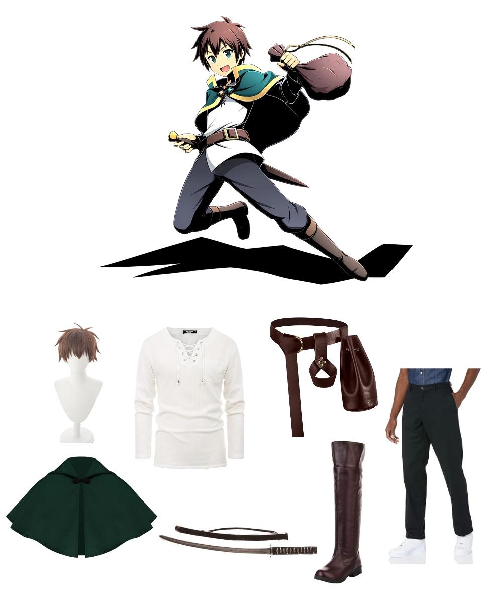 Details about Satou Kazuma Cosplay Costume KonoSuba God's Blessing