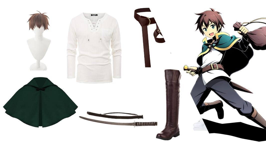 Kono Subarashii Sekai ni Shukufuku wo Satou Kazuma Cosplay Costume