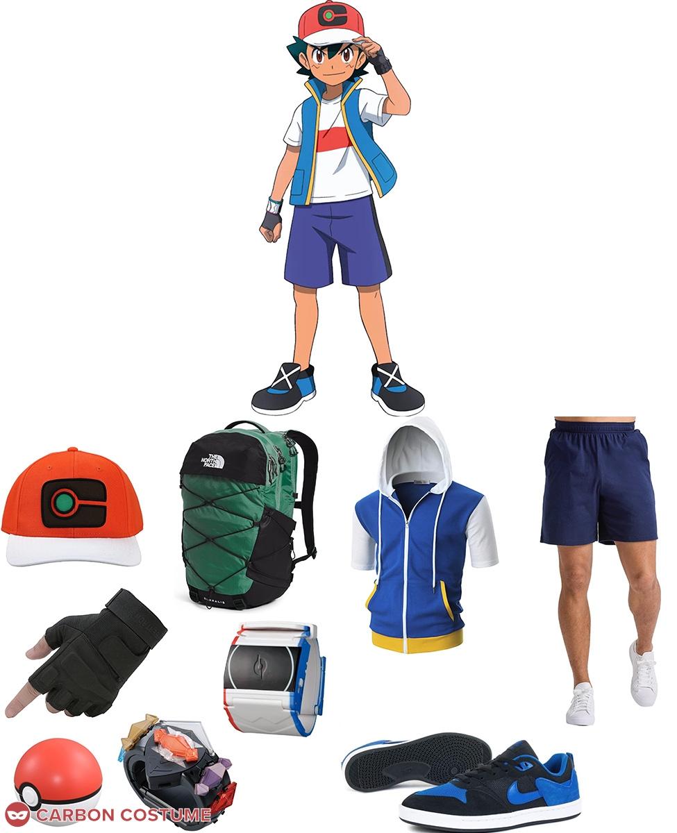 Ash Ketchum from Pokemon Journeys Cosplay Guide