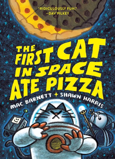 The first cat in space ate pizza