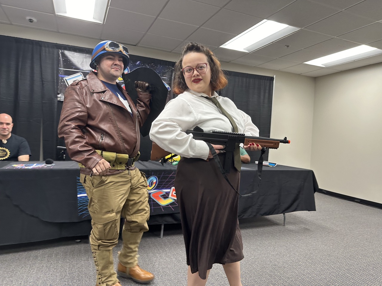 Captain Carter and Captain American in First Avenger from Retro Con 2024