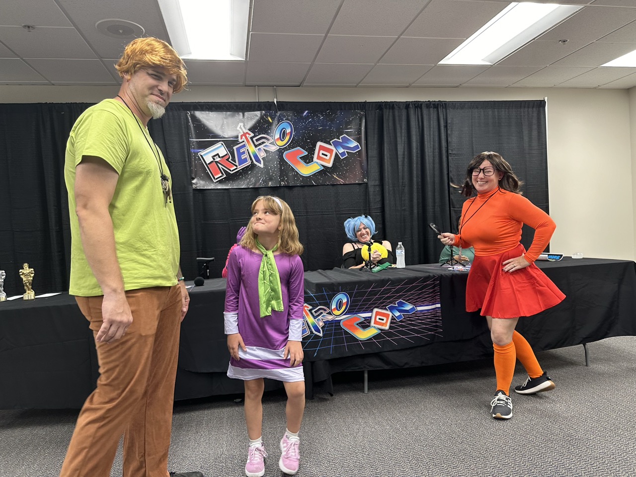 Shaggy, Daphne, and Velma in Scooby-Doo from Retro Con 2024