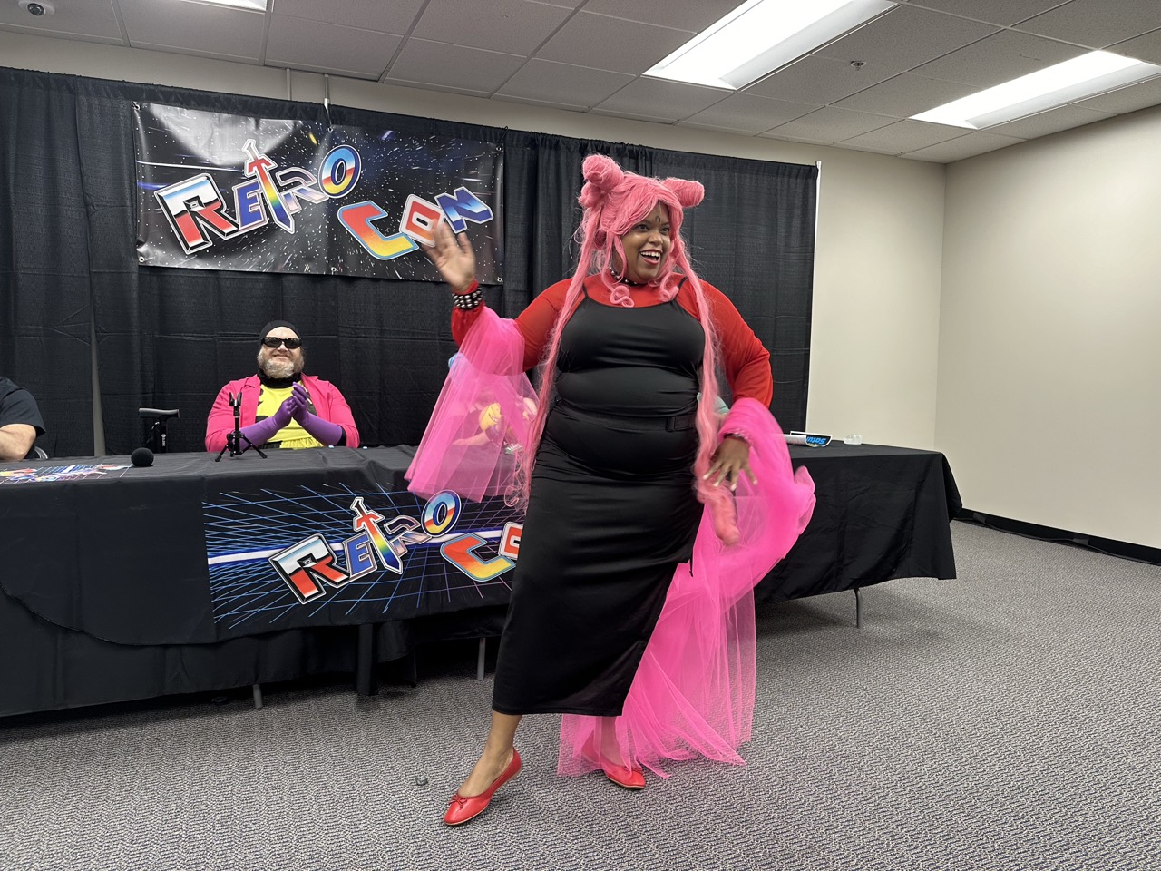 Black Lady in Sailor Moon from Retro Con 2024