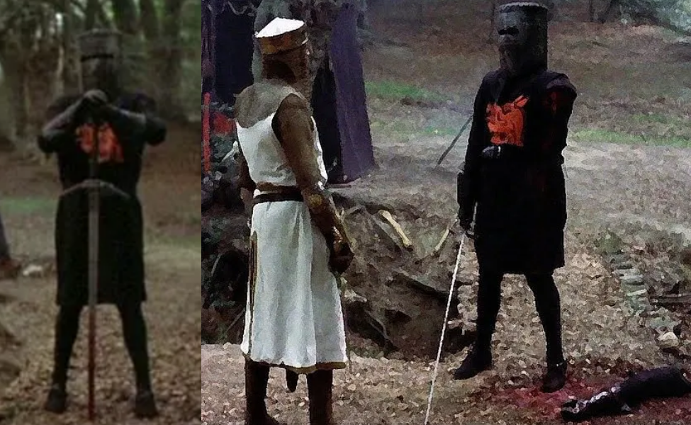 The Black Knight from Monty Python and the Holy Grail