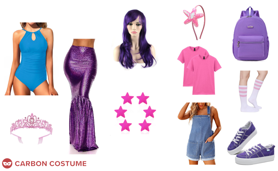 Purple Star from Rainbow Bubblegem Costume