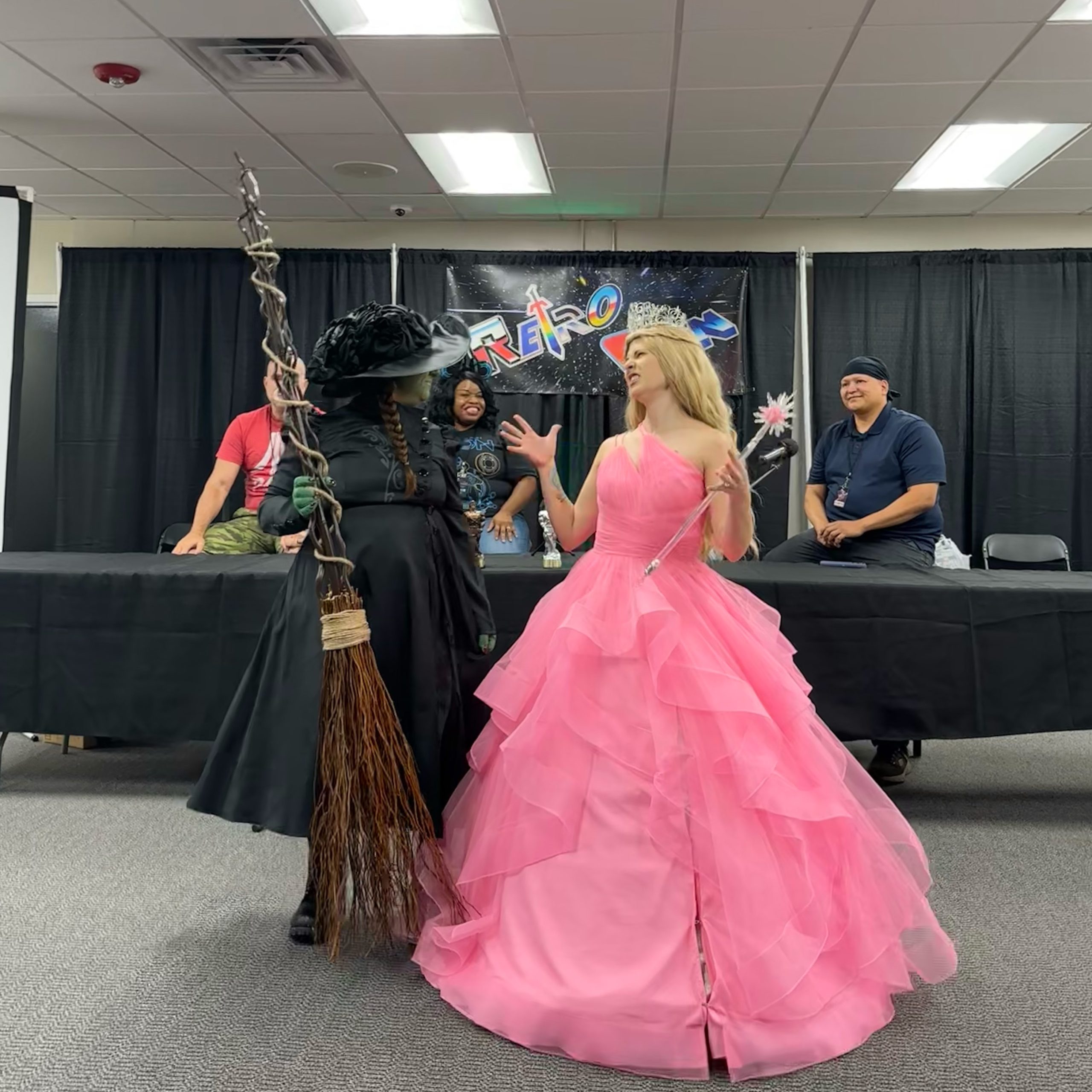 Elphaba and Glinda from Wicked